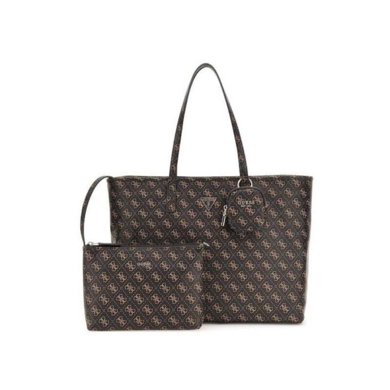 GUESS Victtoria Γυναικεία Τσάντα Ώμου Καφέ HWEPQ9514290-BROWN