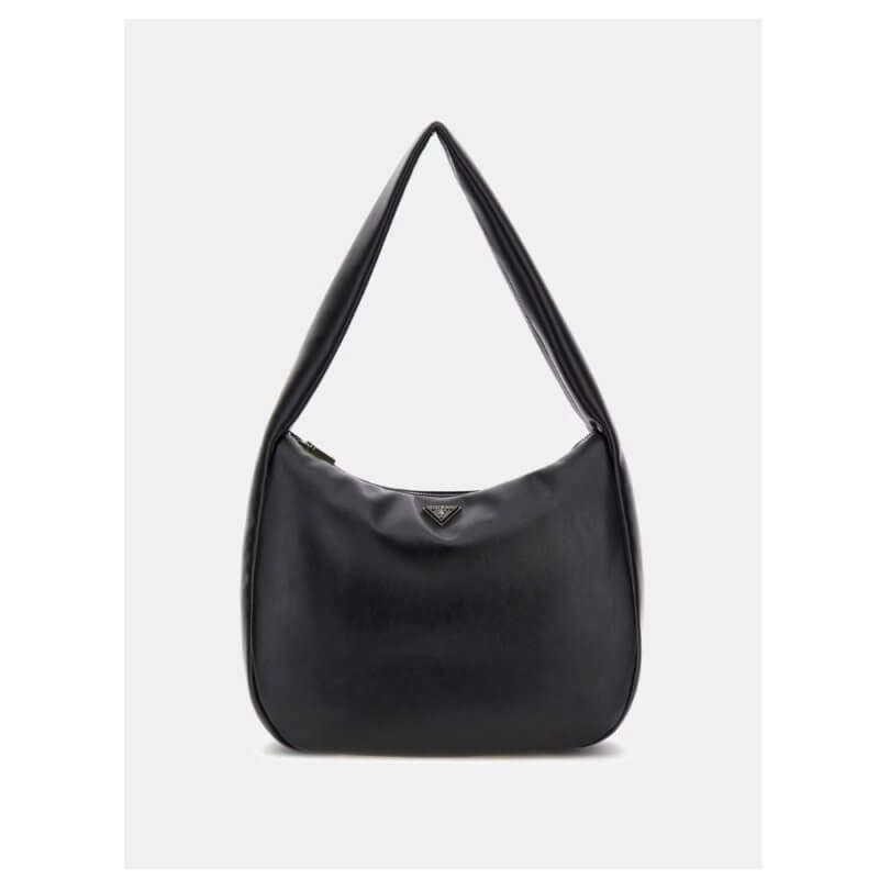 GUESS Sunetra Γυναικεία Τσάντα Hobo Ώμου Μαύρη HWNG7534020-BLACK