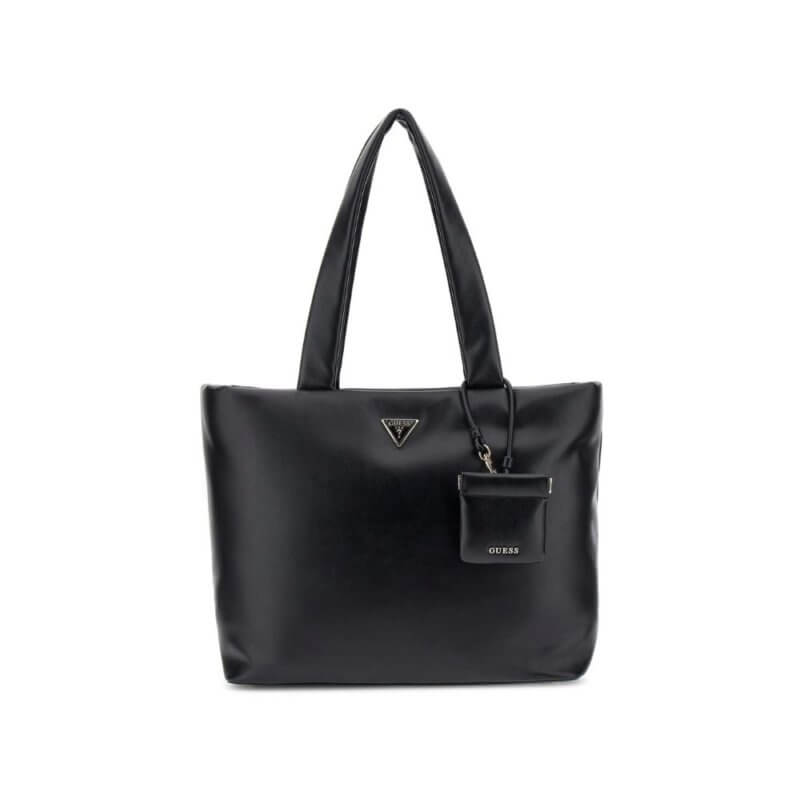 GUESS Sunetra Γυναικεία Τσάντα Hobo Shoulder Ώμου Μαύρη HWNG7534230-BLACK