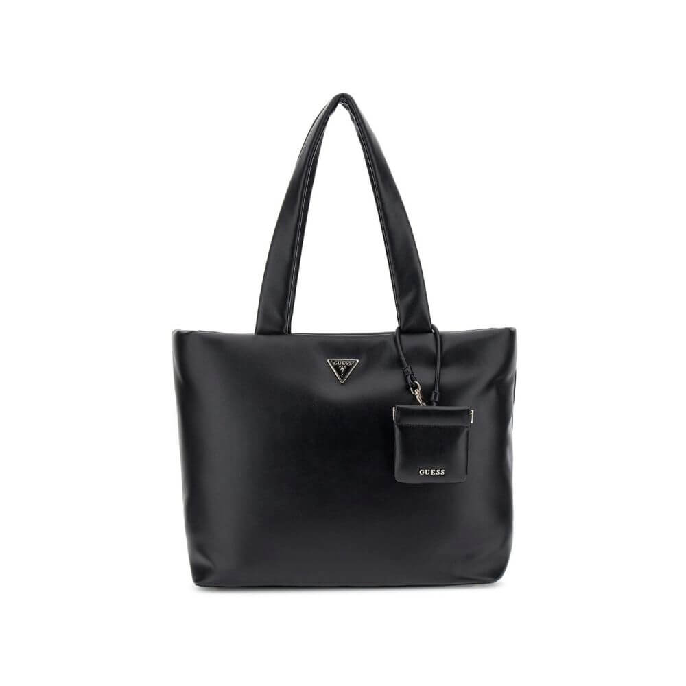GUESS Sunetra Γυναικεία Τσάντα Hobo Shoulder Ώμου Μαύρη HWNG7534230-BLACK