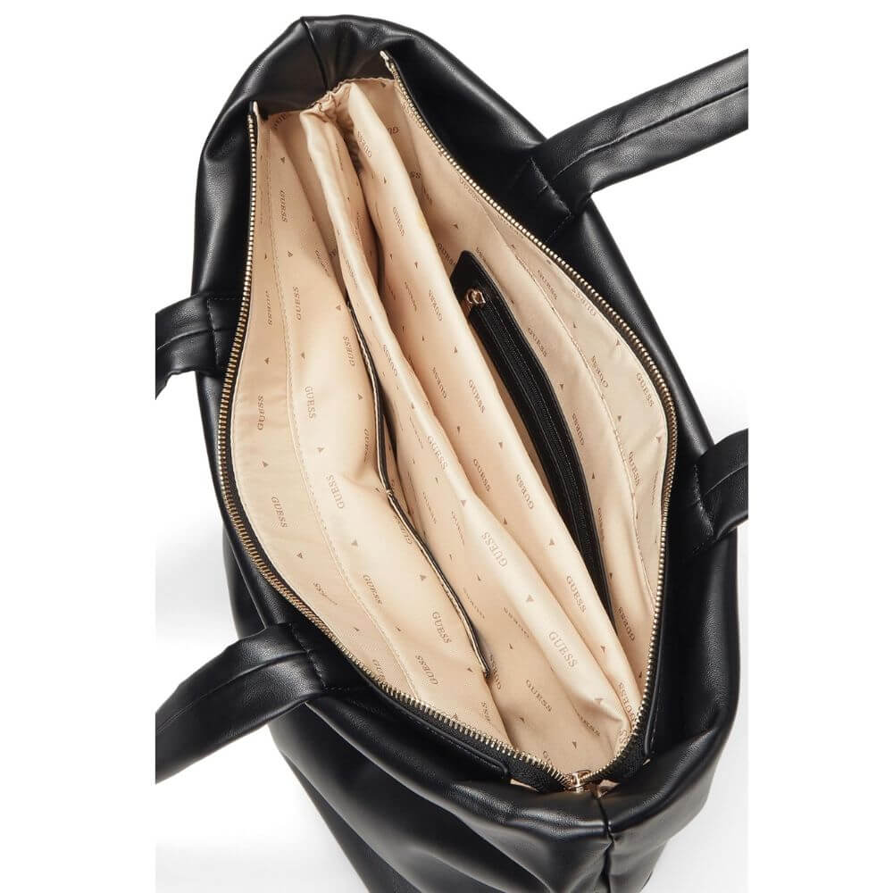 GUESS Sunetra Γυναικεία Τσάντα Hobo Shoulder Ώμου Μαύρη HWNG7534230-BLACK