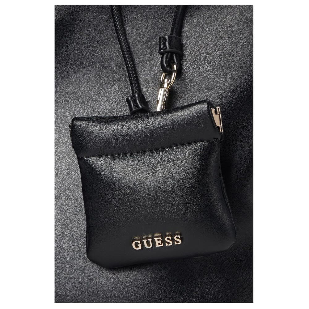 GUESS Sunetra Γυναικεία Τσάντα Hobo Shoulder Ώμου Μαύρη HWNG7534230-BLACK