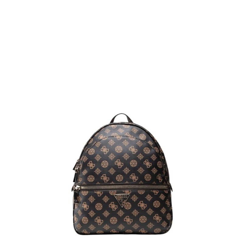 GUESS Manhattan Γυναικεία Τσάντα Πλάτης Καφέ HWPG7118330-MOCHA LOGO