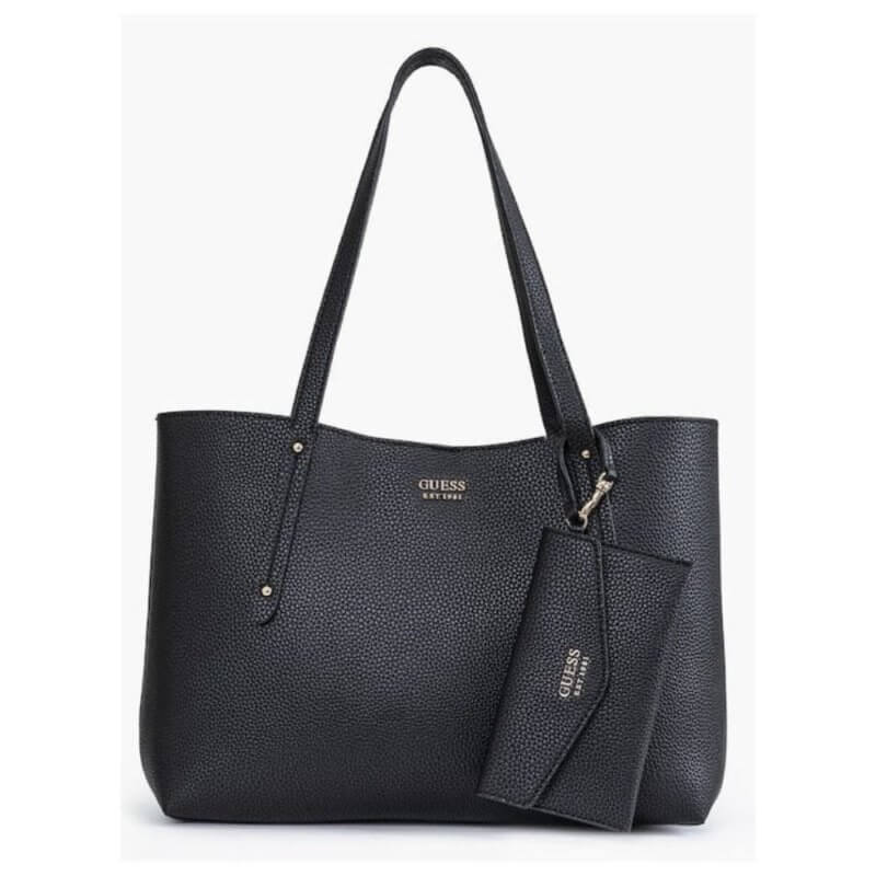 GUESS Brenton Γυναικεία Τσάντα Shopper Ώμου Μαύρη HWPG9648230-BLACK