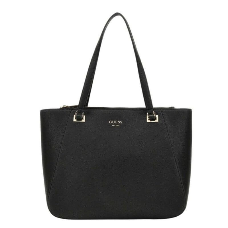 GUESS Calebra Travel Γυναικεία Τσάντα Ώμου Μαύρη HWPN95360240-BLACK