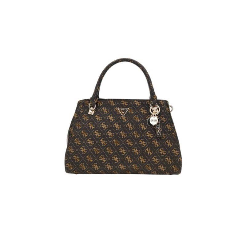 GUESS NOELLE II Γυναικεία Τσάντα Χειρός Καφέ HWQG9672070-BROWN LOGO