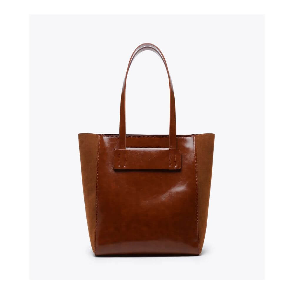 AXEL Γυναικεία Τσάντα Ώμου Ταμπά Με Λεπτομέρειες Σουέτ 1010-3511-CAMEL