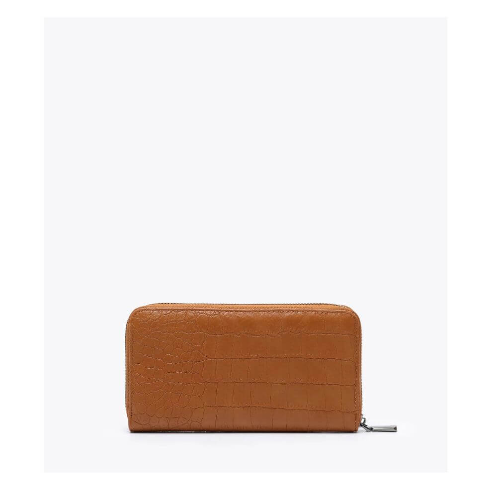 AXEL Melitta Γυναικείο Πορτοφόλι Κροκό Ταμπά 1101-1878-CAMEL