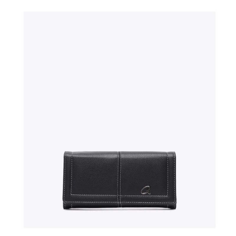 AXEL Γυναικείο Μεγάλο Πορτοφόλι Μαύρο 1101-1881-BLACK