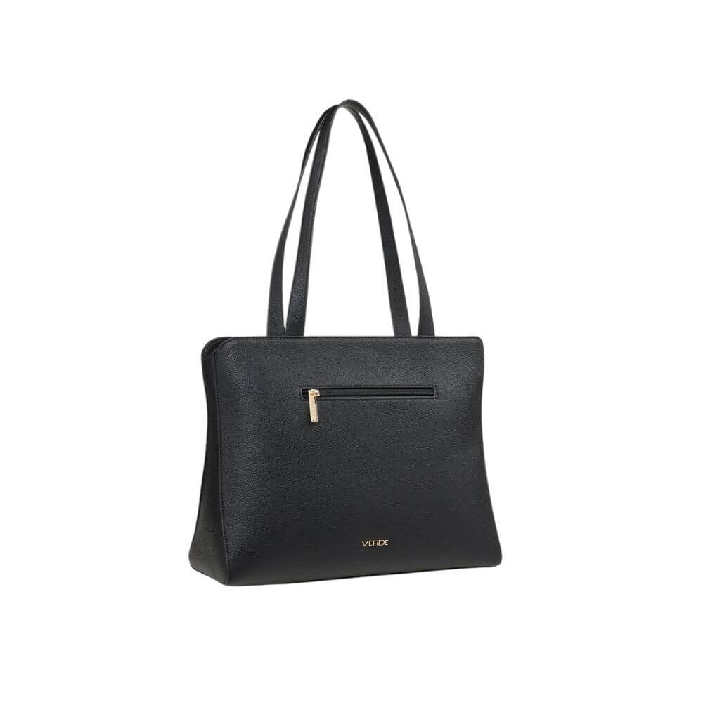 VERDE Γυναικεία Τσάντα Ώμου Μαύρη 16-0008105-BLACK