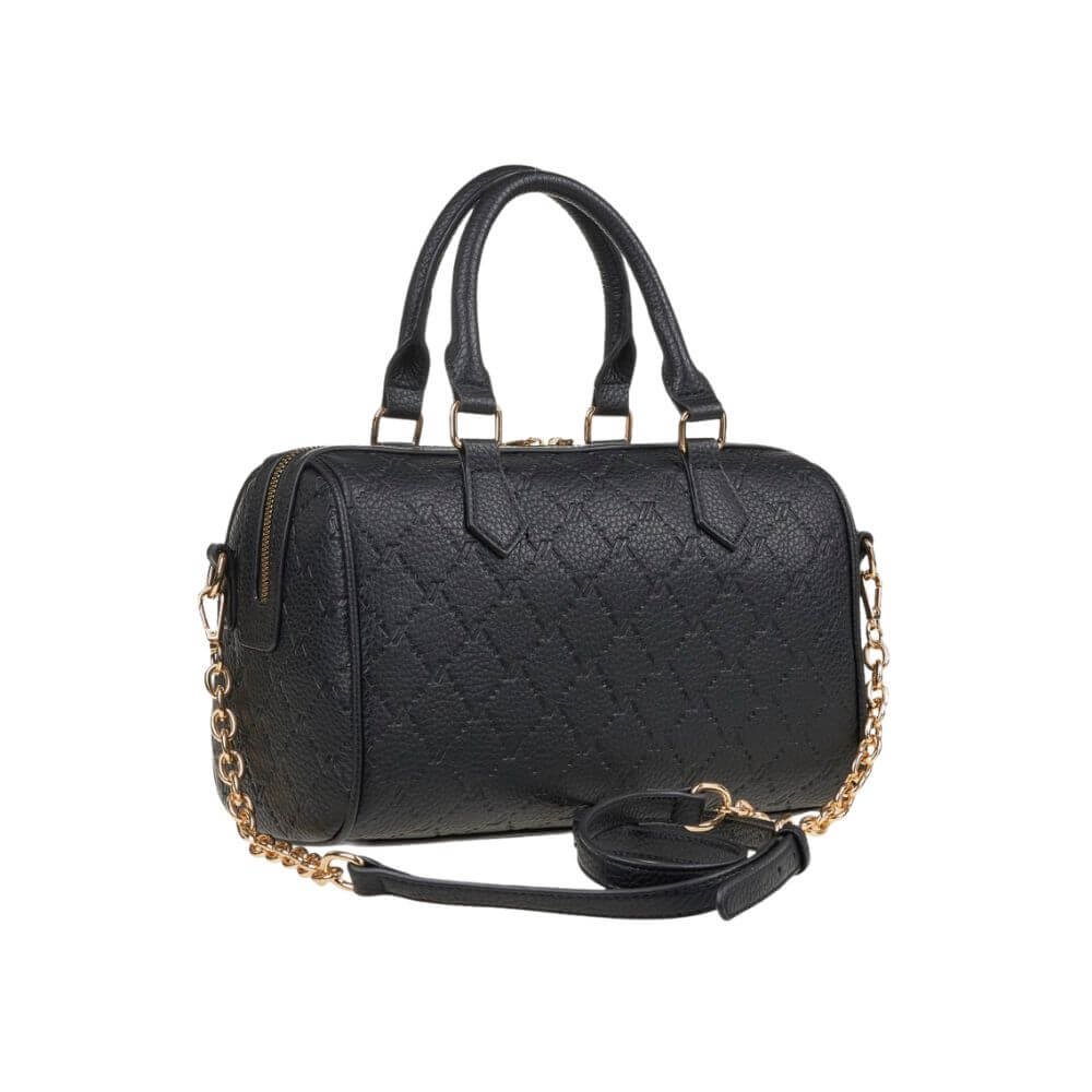 VERDE Γυναικεία Τσάντα Χειρός Μαύρη 16-0008116-BLACK