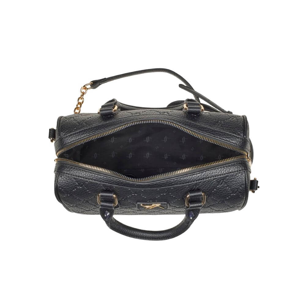 VERDE Γυναικεία Τσάντα Χειρός Μαύρη 16-0008116-BLACK