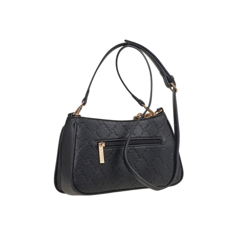 VERDE Γυναικεία Τσάντα Χιαστί Μαύρη 16-0008118-BLACK