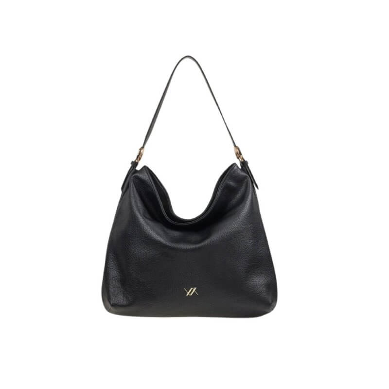 VERDE Γυναικεία Τσάντα Ώμου Μαύρη 16-0008202-BLACK