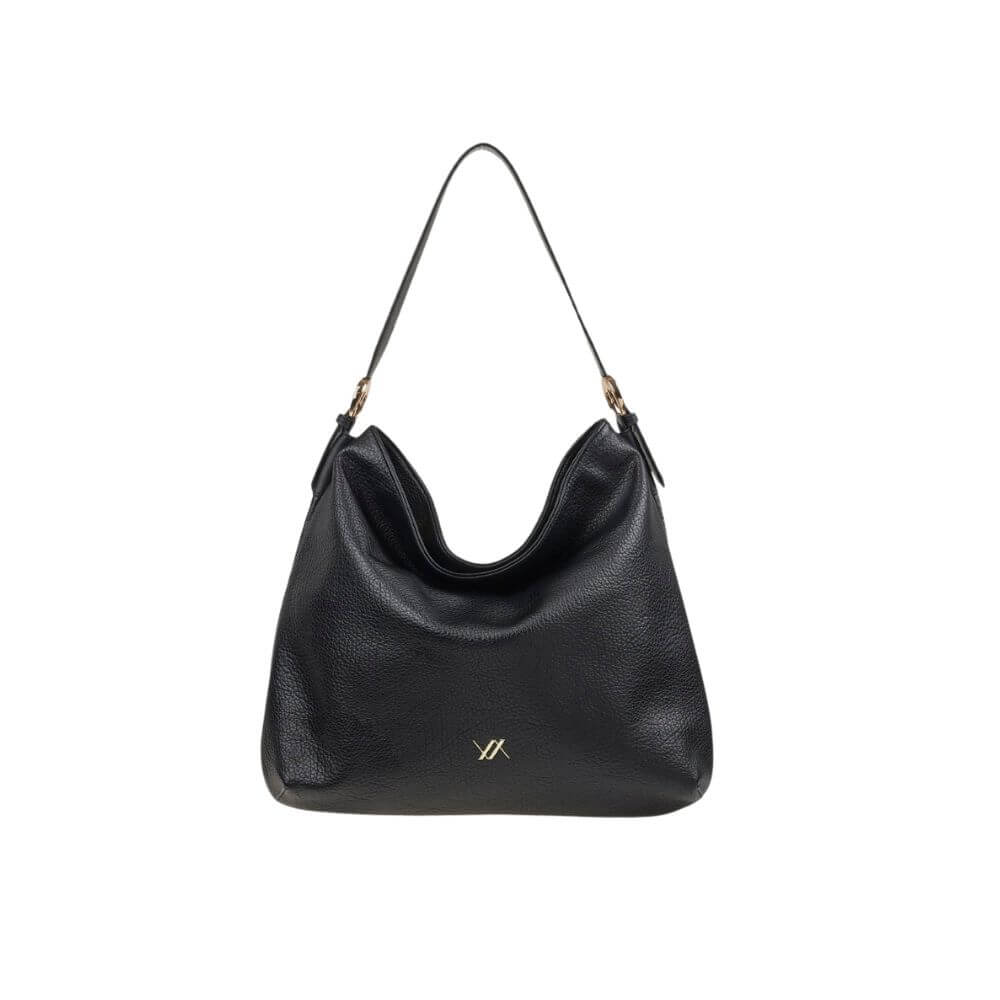 VERDE Γυναικεία Τσάντα Ώμου Μαύρη 16-0008202-BLACK