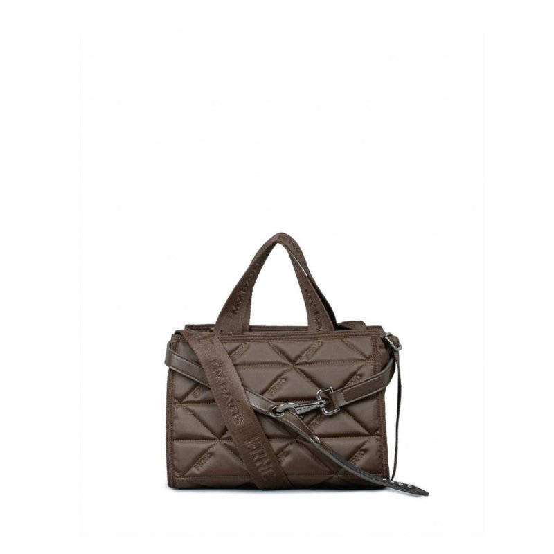 FRNC Γυναικεία Τσάντα Χειρός Καφέ 4153 COF