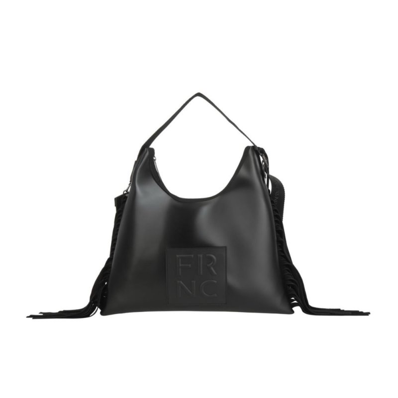 FRNC Γυναικεία Τσάντα Ώμου Μαύρη 6032 BLK