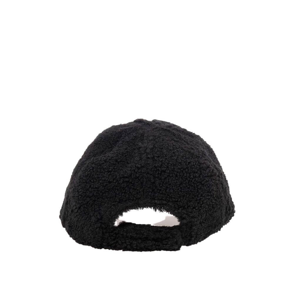 GUESS Γούνινο Γυναικείο Καπέλο Baseball Μαύρο AW5439POL01-BLA