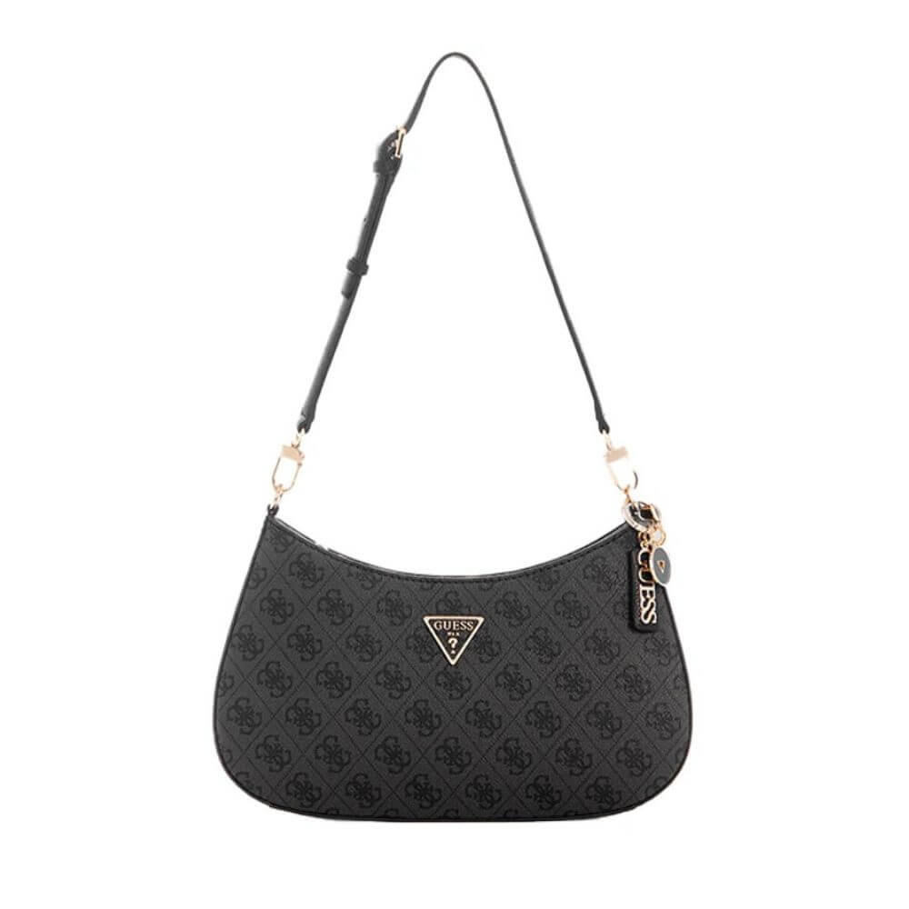 GUESS Noelle II Γυναικεία Τσάντα Ώμου Γκρί HWBG9672180-CLO