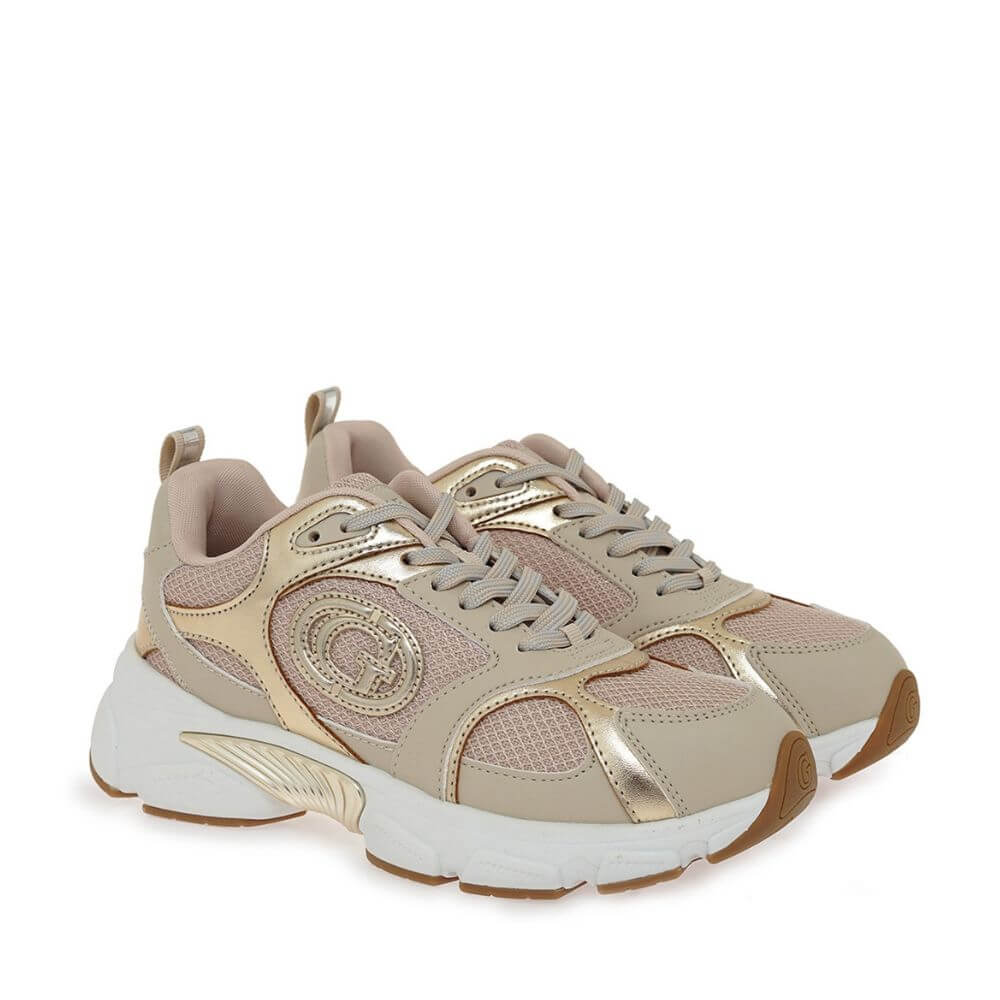 GUESS Γυναικεία Αθλητικά Sneakers Ibitha Μπέζ FLTIBIELE12-SAND