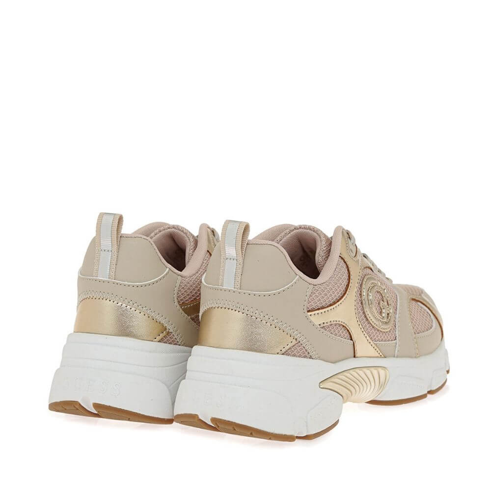 GUESS Γυναικεία Αθλητικά Sneakers Ibitha Μπέζ FLTIBIELE12-SAND