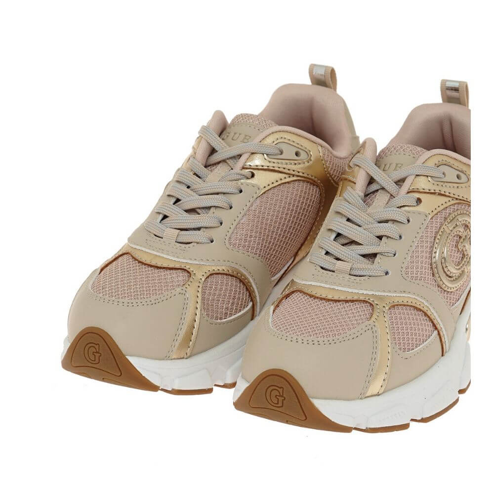 GUESS Γυναικεία Αθλητικά Sneakers Ibitha Μπέζ FLTIBIELE12-SAND