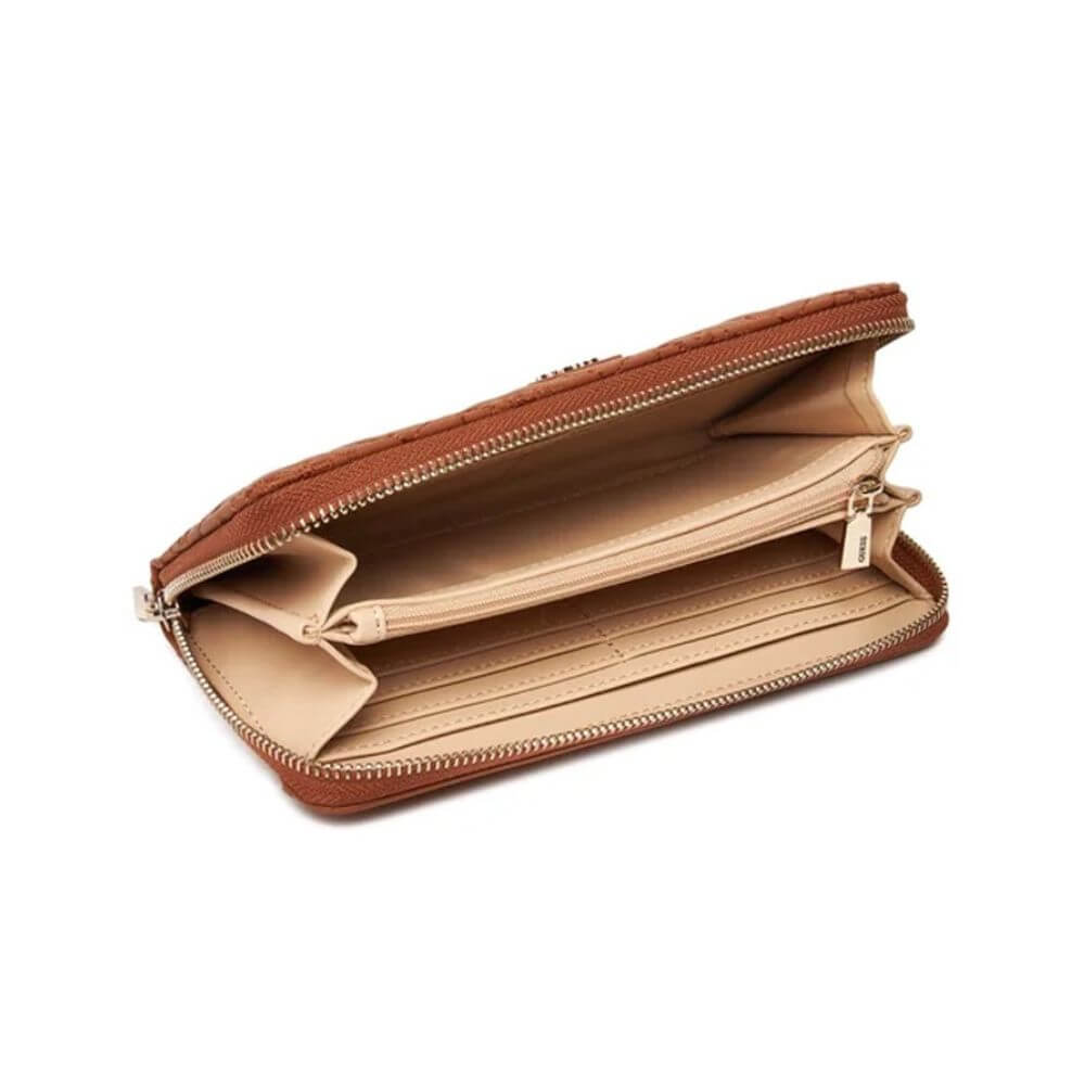 GUESS Adelasia SLG Γυναικείο Πορτοφόλι Ταμπά HWQL96581460-CARAMEL