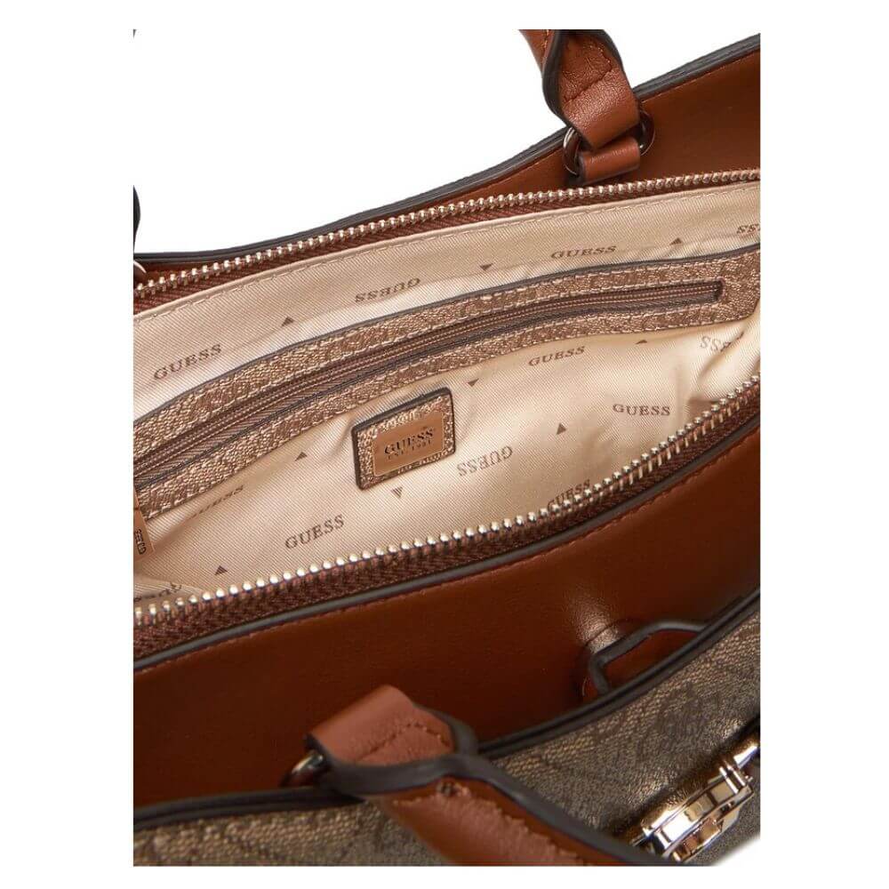 GUESS Dea Γυναικεία Τσάντα Χειρός Μπέζ HWSG7993060-LTL