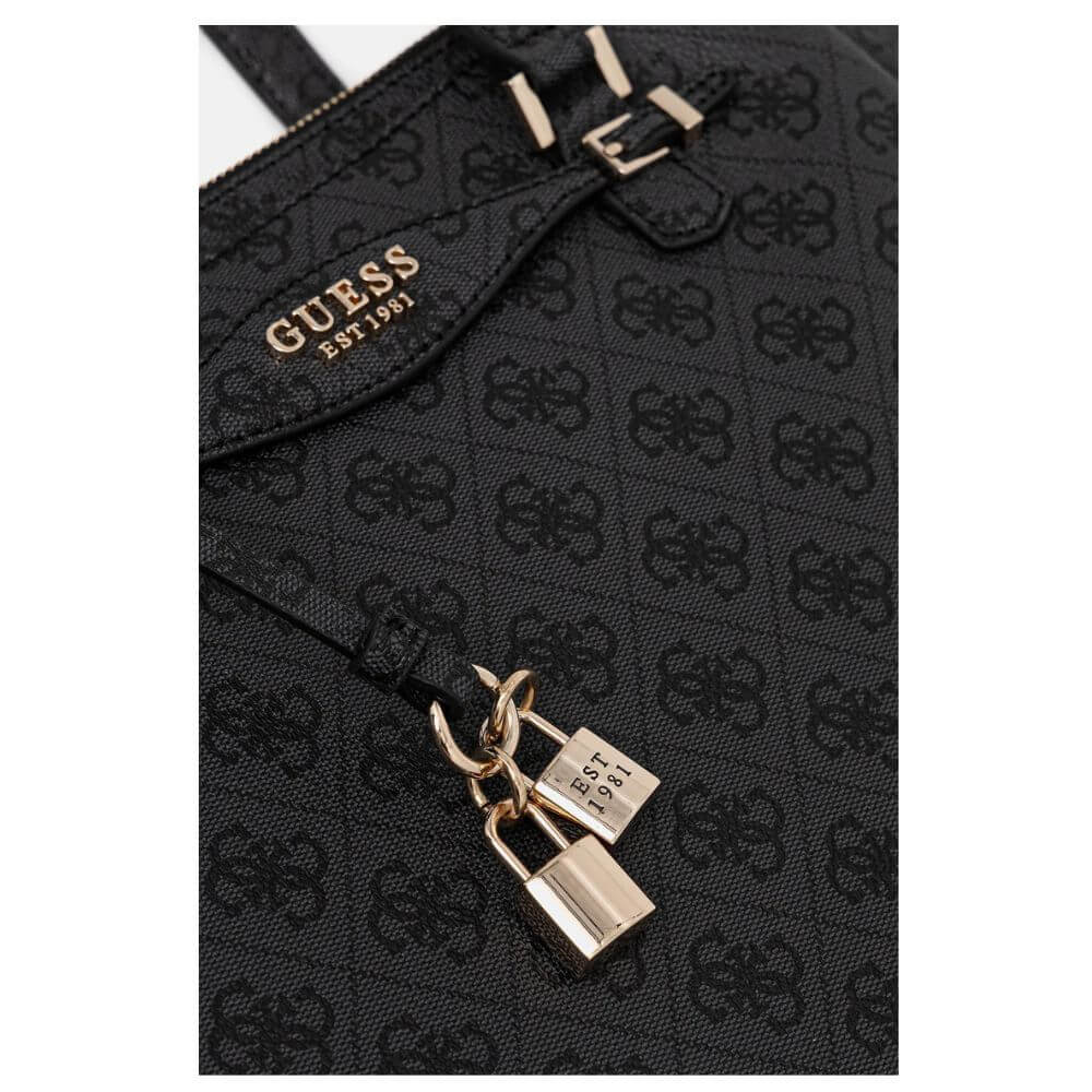 GUESS Katya Γυναικεία Τσάντα Ώμου Γκρί HWSG9652230-CLO