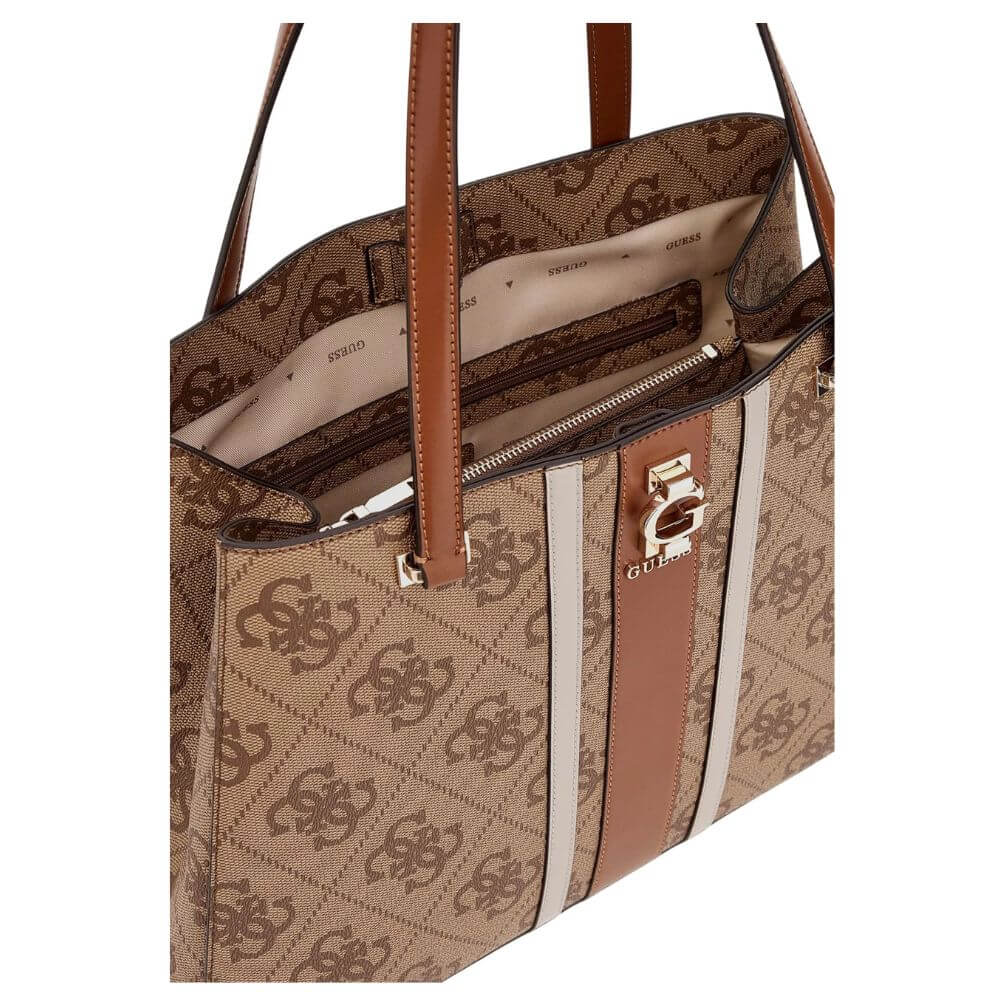 GUESS Erenia Γυναικεία Τσάντα Ώμου Μπέζ HWSO7838230-LTL