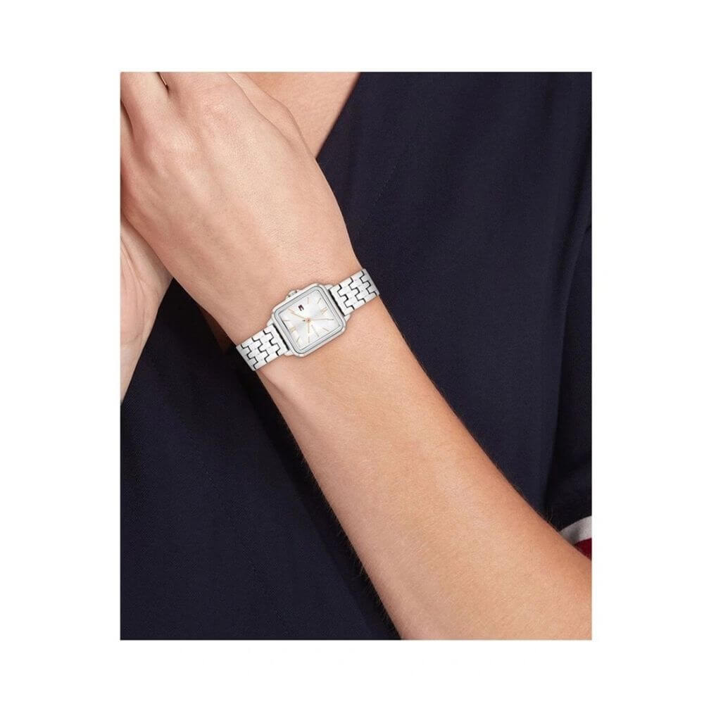 TOMMY HILFIGER MIA Silver Dial Γυναικείο Ρολόι Από Ανοξείδωτο Ατσάλι 1782830