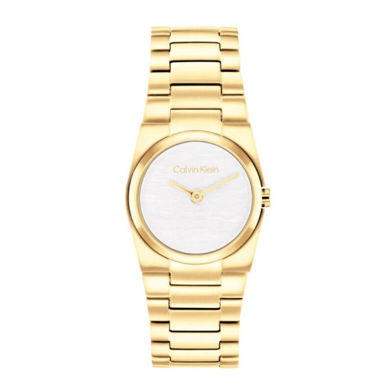 CALVIN KLEIN Γυναικείο Ρολόι Από Ανοξείδωτο Ατσάλι Χρυσό 25100122