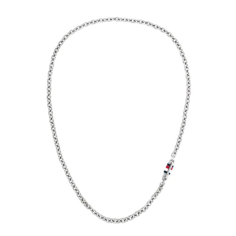 Tommy Hilfiger Ανδρικό Κολιέ Αλυσίδα Από Χειρουργικό Ατσάλι Ασημί 2790650