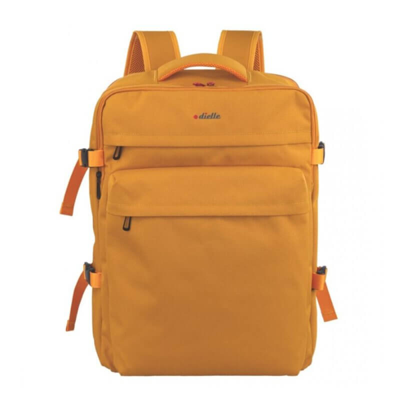 Dielle Ανδρικό Υφασμάτινο Ταξιδιωτικό Σακίδιο Μεγάλου Μεγέθους Ώχρα 414M