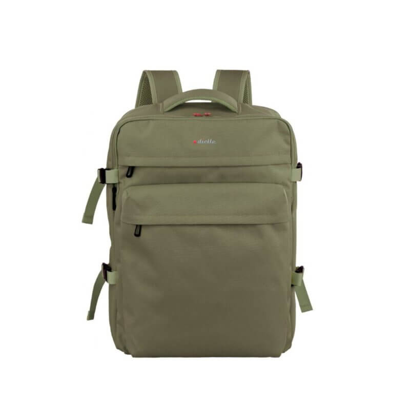 Dielle Ανδρικό Υφασμάτινο Ταξιδιωτικό Σακίδιο Μεγάλου Μεγέθους Χακί 414M