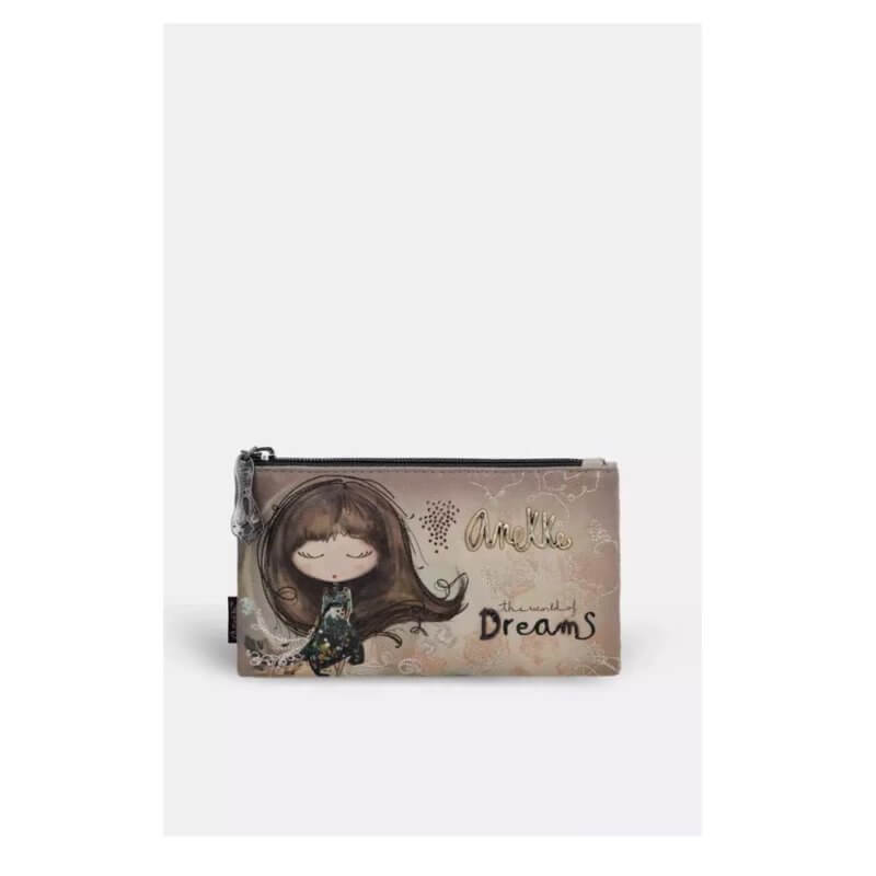 ANEKKE Μεγάλο Γυναικείο Πορτοφόλι Με RFID Μπέζ 41709-907