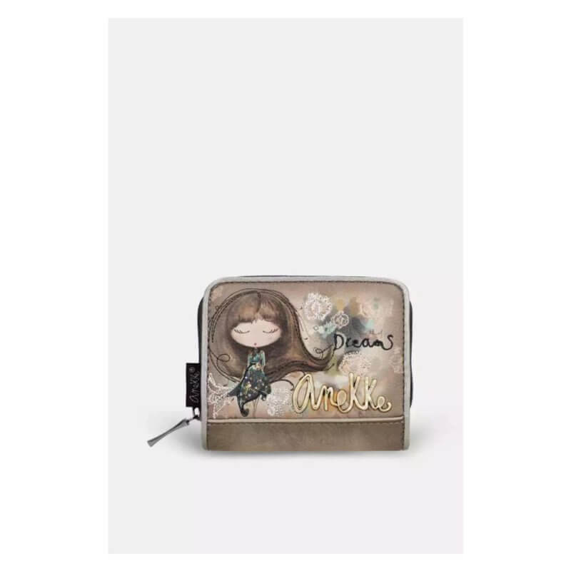 ANEKKE Μικρό Γυναικείο Πορτοφόλι Μπέζ 41709-903