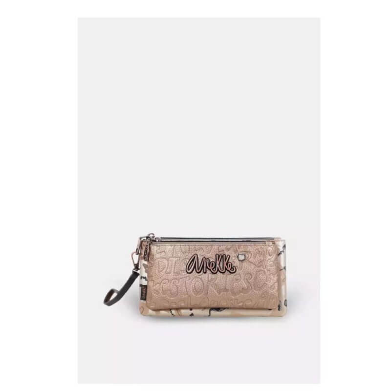 ANEKKE Μεγάλο Γυναικείο Πορτοφόλι Μπέζ 41789-023