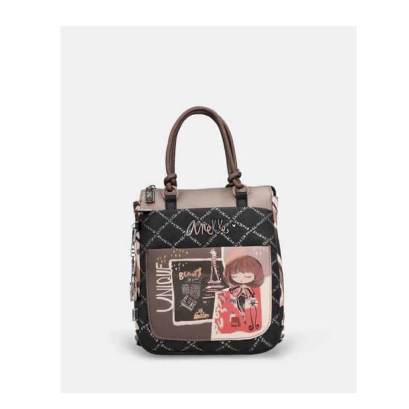 ANEKKE Γυναικεία Τσάντα Πλάτης Μαύρη 41805-288