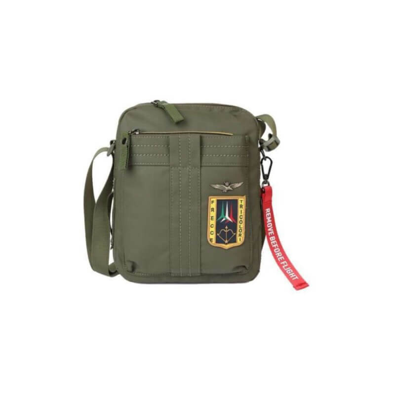 Aeronautica Militare Ανδρικό Τσαντάκι Χιαστί Χακί AM-341-VERDE