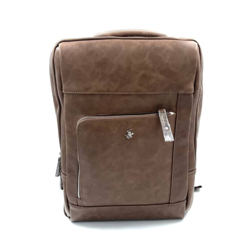 Beverly Hills Polo Club Ανδρικό Σακίδιο Πλάτης Καφέ BH-1183 MORO