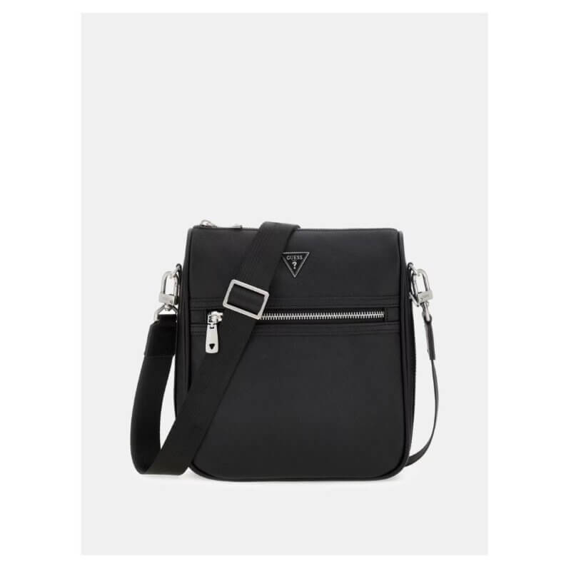 GUESS Milano Ανδρικό Τσαντάκι Χιαστί Μαύρο HMMISAP5417-BLA