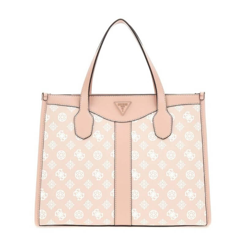 GUESS Silvana Γυναικεία Τσάντα Χειρός/Ώμου Ρόζ HWPM8665220-SAND LOGO