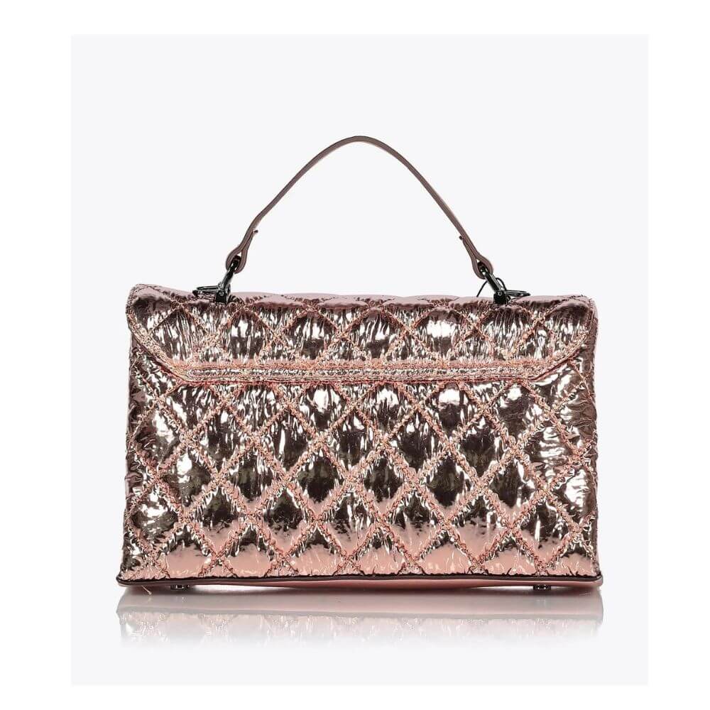 AXEL Accessories Genevieve Γυναικεία Τσάντα Χειρός Μπρονζέ 1010-3183 ROSE GOLD