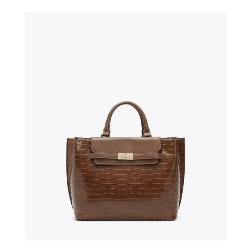 AXEL Accessories Penelope Γυναικεία Τσάντα Χειρός Καφέ 1010-3308 BROWN