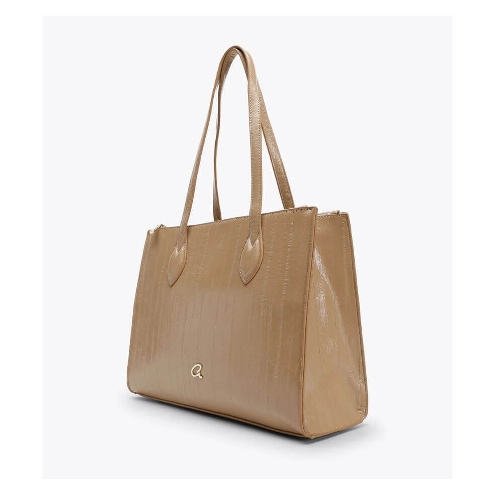 AXEL Accessories Demi Γυναικεία Τσάντα Ώμου Μπέζ 1010-3428 BEIGE