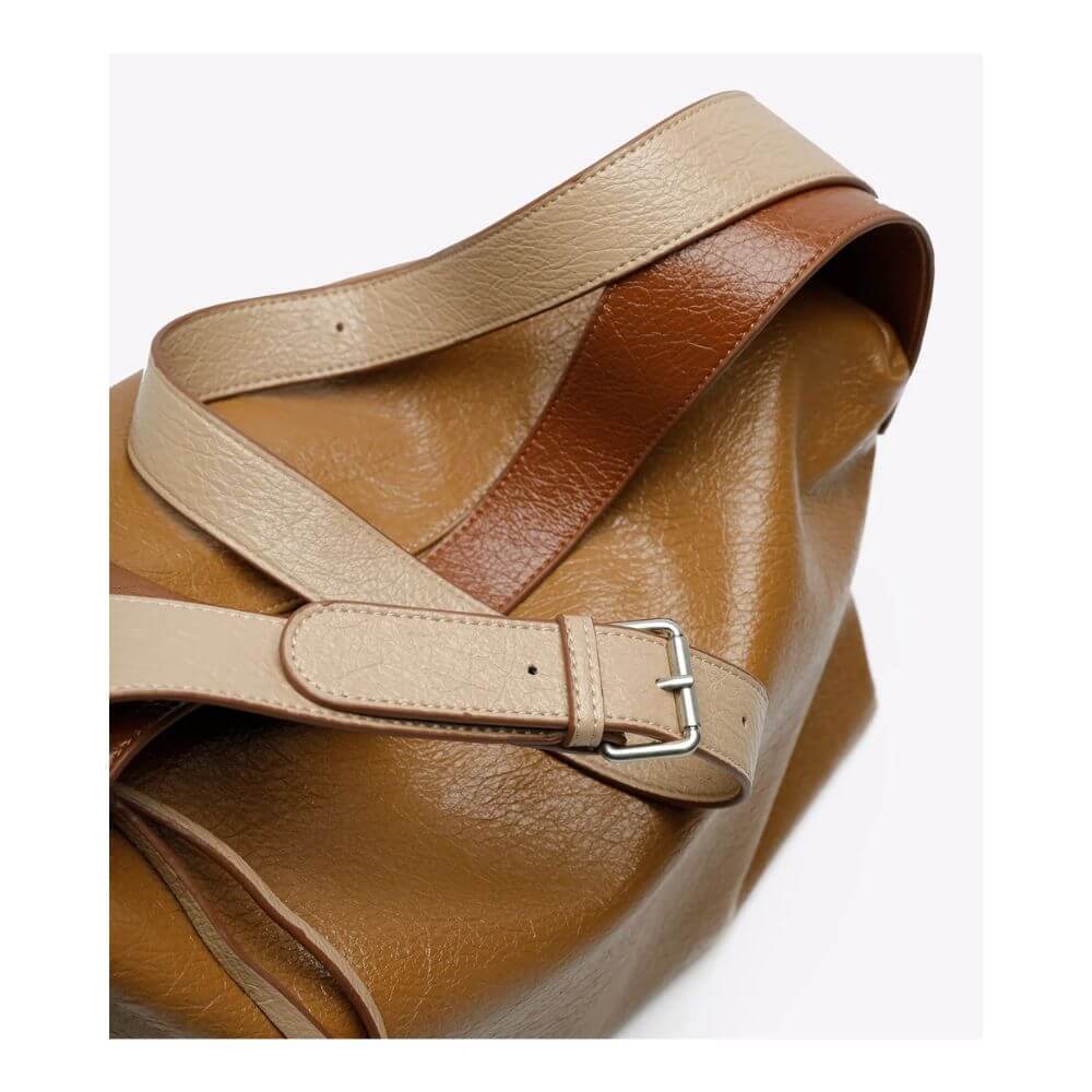 AXEL Accessories Rikke Γυναικεία Τσάντα Ώμου Καφέ 1010-3466 BROWN