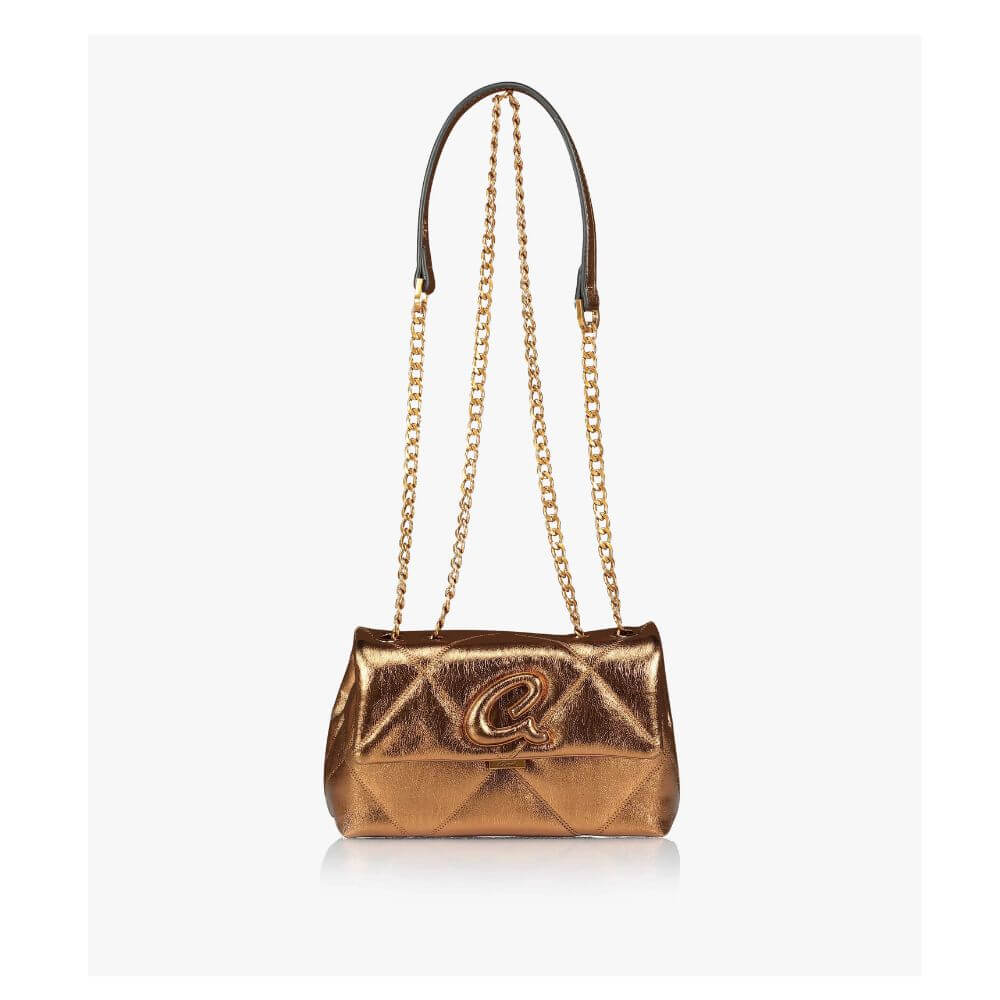 AXEL Accessories Γυναικεία Τσάντα Ώμου/Χιαστί Μπρονζέ 1020-0741 BRONZE