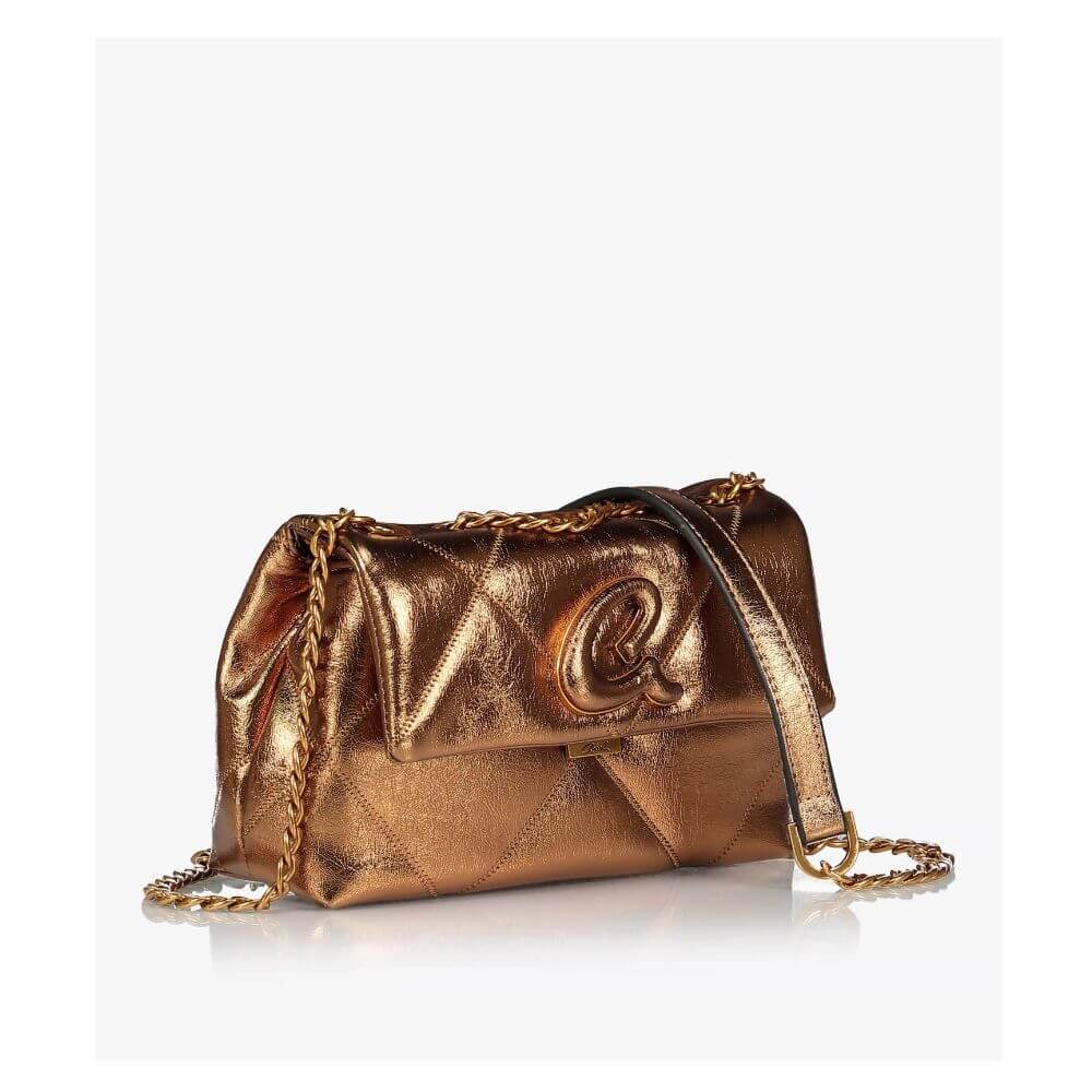 AXEL Accessories Γυναικεία Τσάντα Ώμου/Χιαστί Μπρονζέ 1020-0741 BRONZE