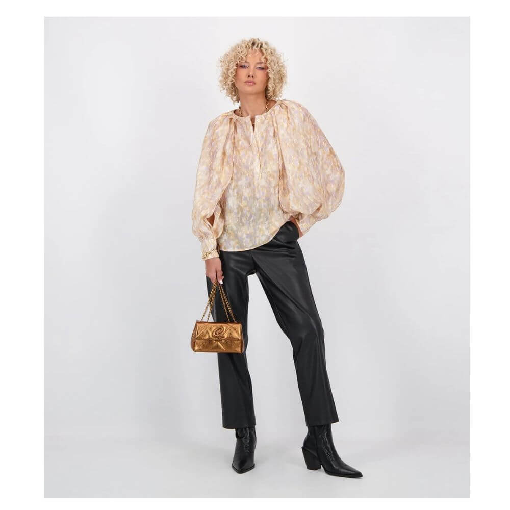 AXEL Accessories Γυναικεία Τσάντα Ώμου/Χιαστί Μπρονζέ 1020-0741 BRONZE